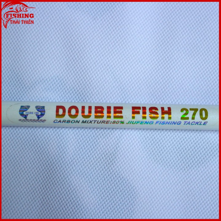 Cần câu tay carbon Double Fish siêu bền