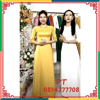 [FREESHIP] Áo dài lụa tây thi cao cấp ,tết cổ thủ công