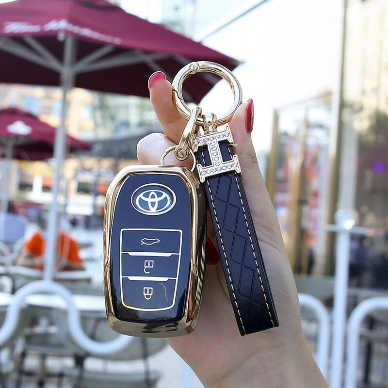 Vỏ Bọc Chìa Khóa Xe Hơi Toyota Lei Ling Corolla Camry Highlander bọc chìa khoá móc khoá ô tô toyota bọc chìa khoá camry 2016 Móc chìa khóa xe mer bọc khoá xe ô tô toyota