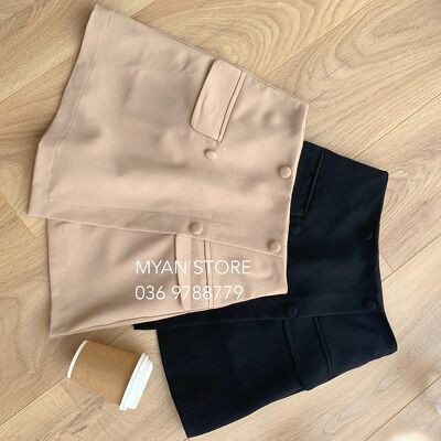 [Mã SKAMCLU7 giảm 10% tối đa 50K đơn 0Đ] Chân váy vạt chéo 4 cúc nắp túi Vvn062105 | BigBuy360 - bigbuy360.vn