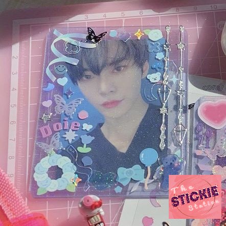 Sticker Dây Hologram Lấp Lánh Trang Trí Toploader - Hình Dán Trang Trí Toploader