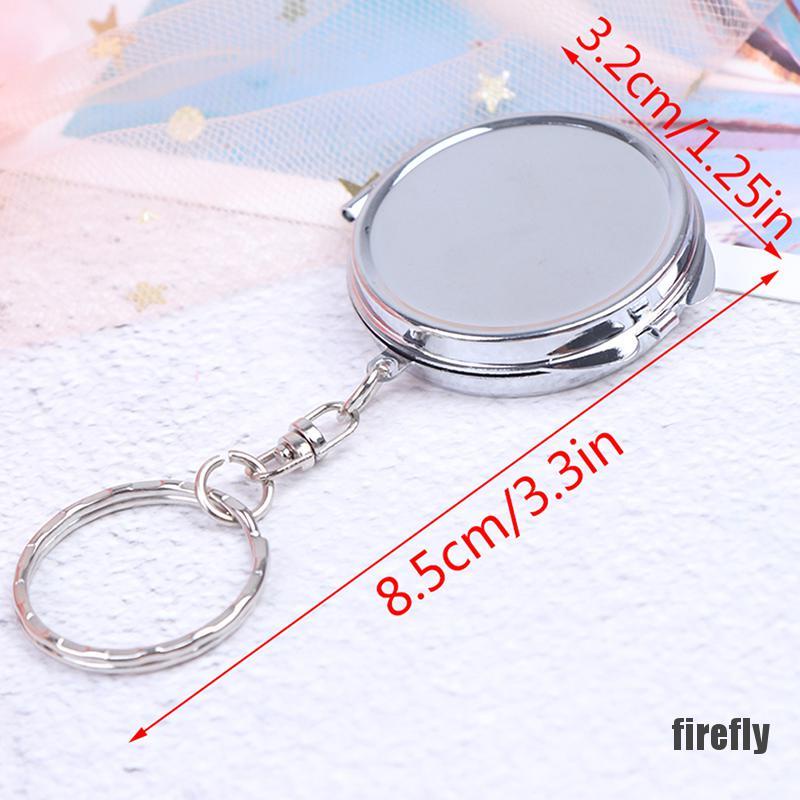 Gương Gấp Gọn Kèm Móc Khóa Thời Trang Tiện Lợi