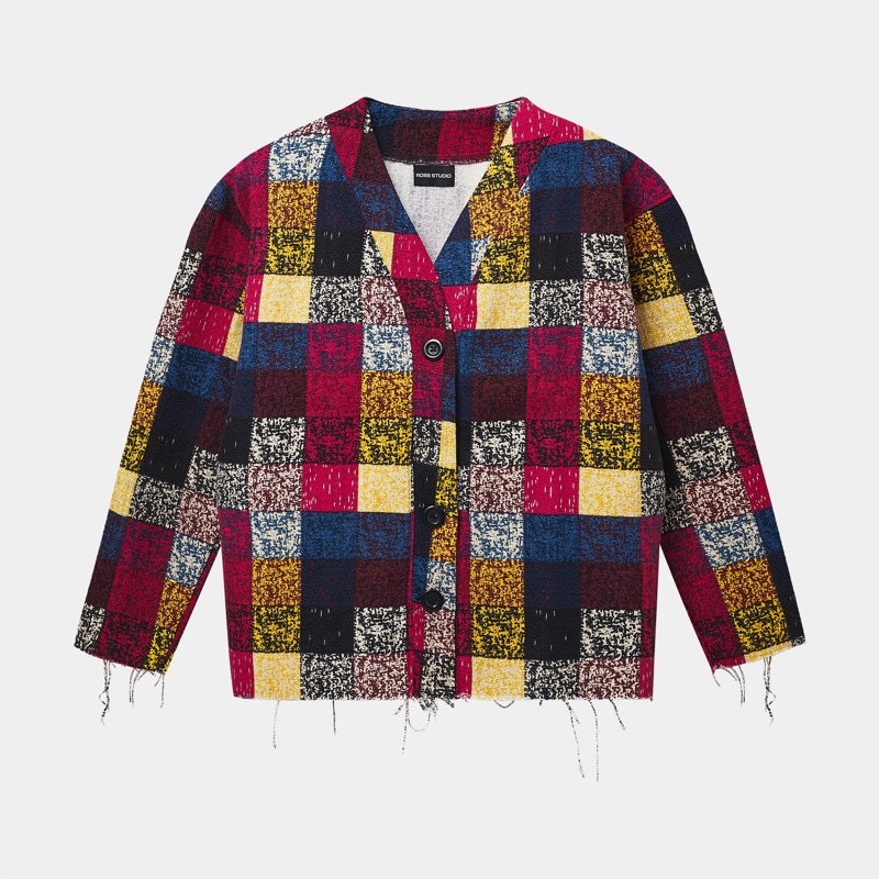 Áo khoác cardigan Ross Studio cổ chữ V - 9D CARDIGAN - ROSS STUDIO
