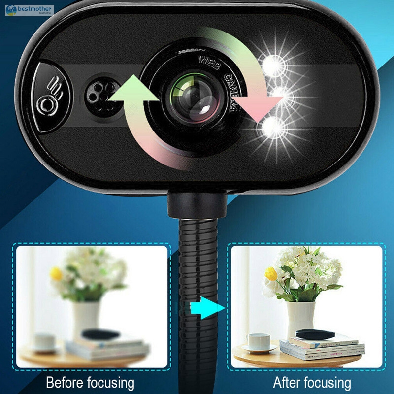 ✿BM✦ Webcam HD 12M kèm mic có thể xoay cho máy tính cho Skype/TV Android Webcam cho học sinh,giáo viên học trực tuyến | BigBuy360 - bigbuy360.vn