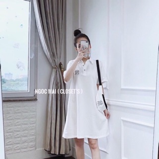 Đầm thun suông - đầm polo chất đẹp