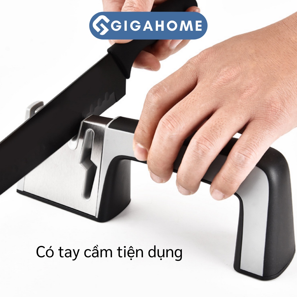 Dụng Cụ Mài Dao Kéo 4 Rãnh Cầm Tay GIGAHOME Bằng Thép Không Gỉ, Tiện Dụng 8533