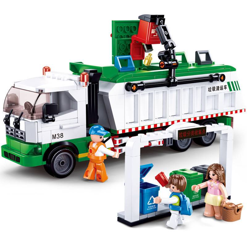 Bmz  Bộ Đồ Chơi Lắp Ráp lego Xe Tải 432 Thẻ Cho Trẻ Em