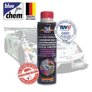 Dung dịch Vệ sinh Hệ thống nhiên liệu Động cơ Bluechem CommonRail Diesel 300ml