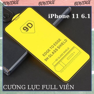 [Apple iPhone 11 6.1]_Kính cường lực Full màn hình viền Đen chống rơi bể màn hình cho Apple iPhone 11 6.1"