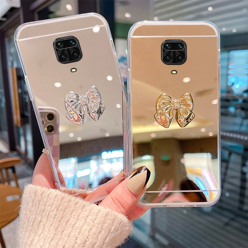 Ốp Điện Thoại Tráng Gương Viền Mềm Cho Xiaomi Redmi Note 9S Note 9 Pro Max