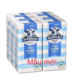 Sữa Devondale nguyên kem 200ml Thùng 24 hộp