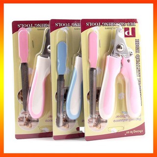 Kìm cắt móng chó mèo - Bộ kềm bấm kèm dũa móng chân cho chó mèo - size to