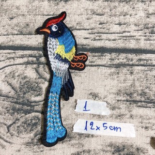 sticker hình thêu chim cảnh (ko keo)