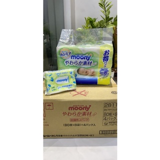 Giấy ướt moony 80 tờ_ nội địa nhật