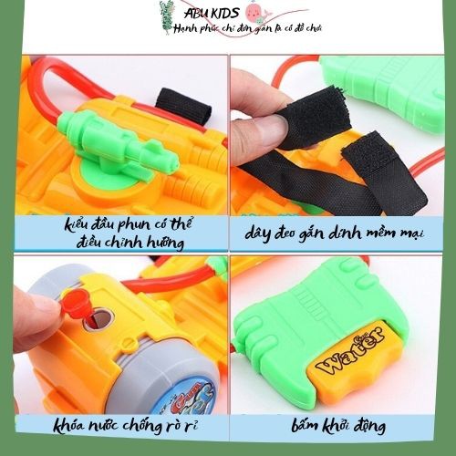 Bắn nuóc đồ chơi đeo tay mô phỏng người nhện ❤️  Đồ chơi phun nước đeo tay độc đáo