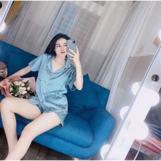 Bộ lụa gấm đùi cao cấp