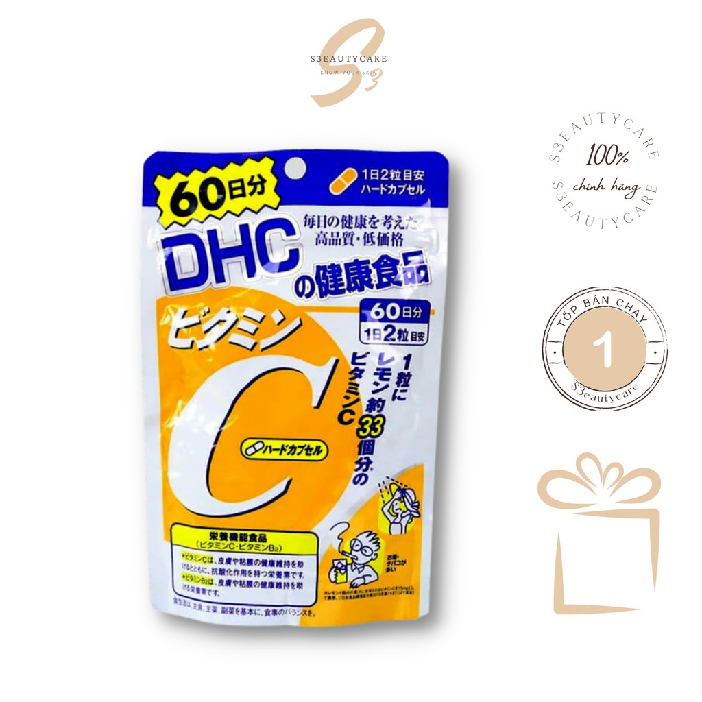 Viên uống bổ sung C Nhật Bản DHC 60 Ngày (120 Viên) - S3eautycare