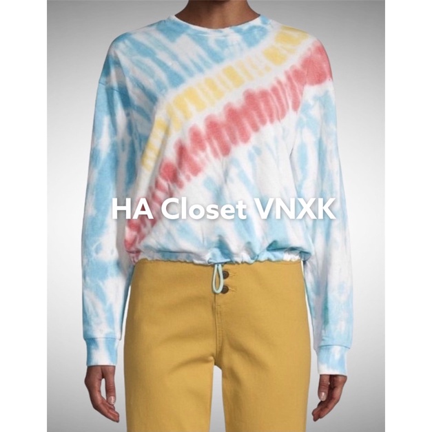 Áo Nỉ Sweater Loang Màu Xuất Dư