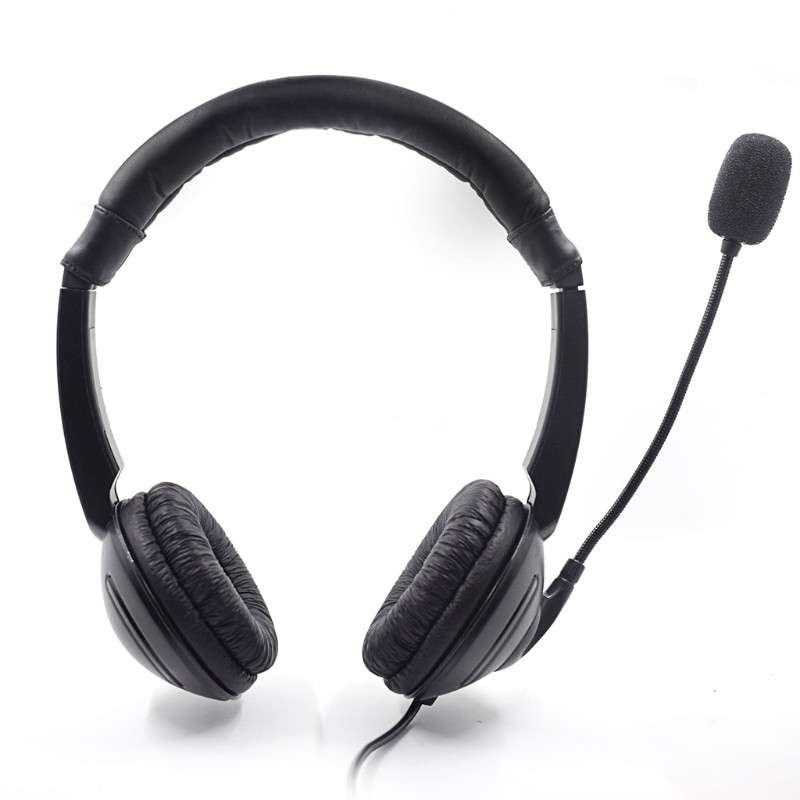 VIVI The volume of the noise-cancelling headset with USB headset is adjustable