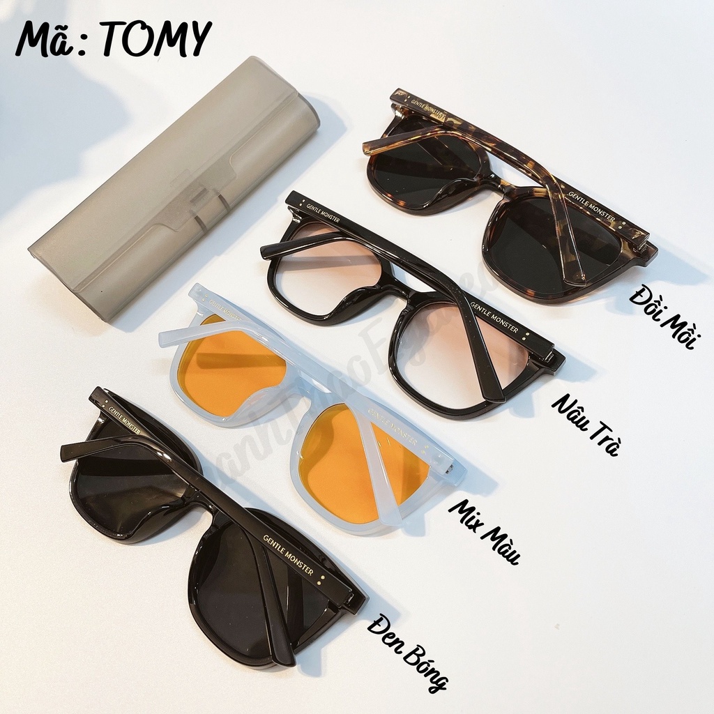 ( Ảnh Thật) Kính Mát Nam Nữ Mắt Vuông Chống UV400  Nhựa Dẻo Cao Cấp TOMY  Nhiều Màu ThanhThaoEyewear | BigBuy360 - bigbuy360.vn