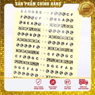Miếng dán nốt nhạc cho guitar đen trắng Latuta Phân Phối
