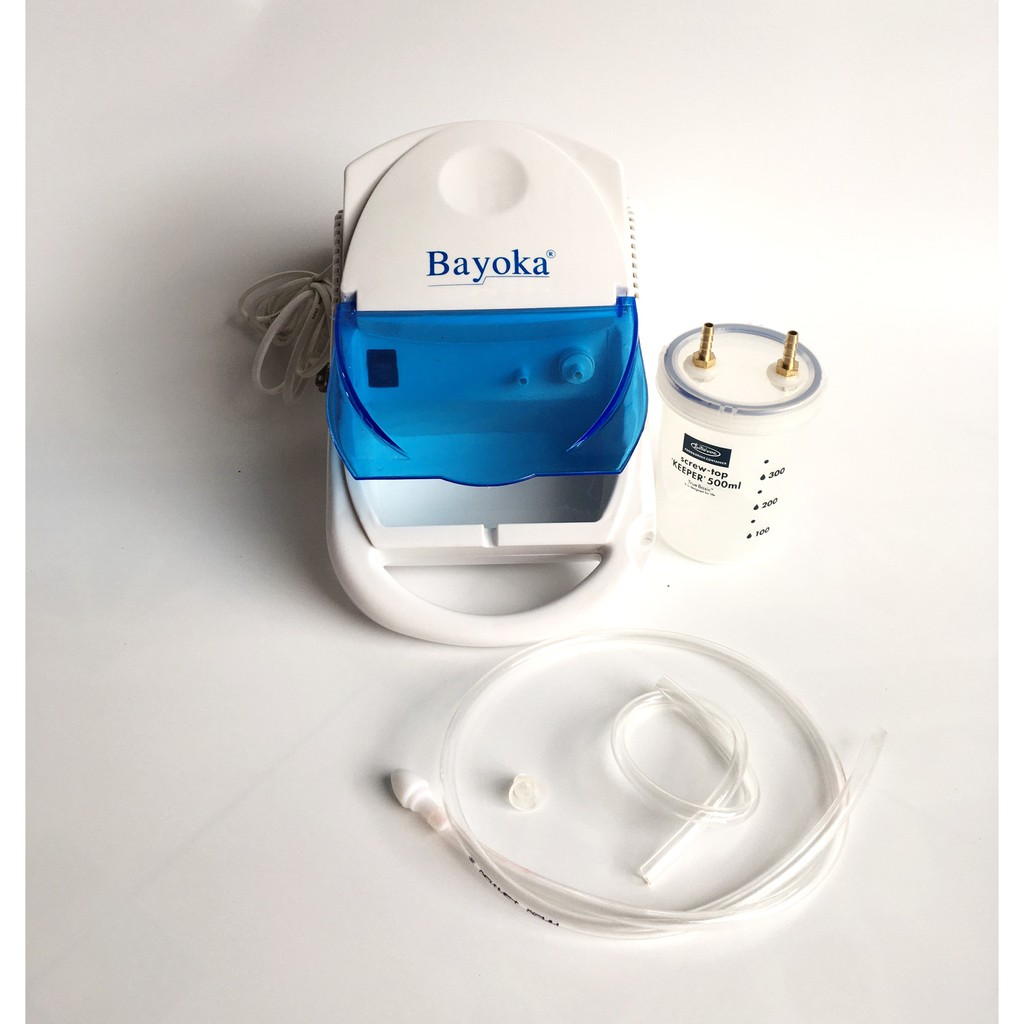 Máy hút mũi Bayoka 3 chức năng: Hút mũi - xông khí dung - hút mụn