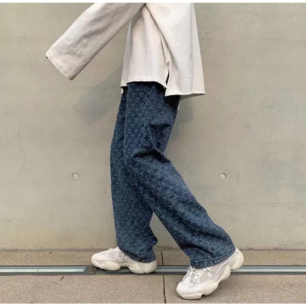 Quần Jeans Suông Paileys unisex MANTO Basic nam nữ ống rộng oversize phong cách Hàn Quốc ulzzang LV243