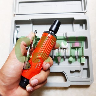 ( Giá SỈ ) Máy Mài Dũa, Máy Mài Cầm Tay Dùng Hơi TOP - Kèm 10 Đầu Mài