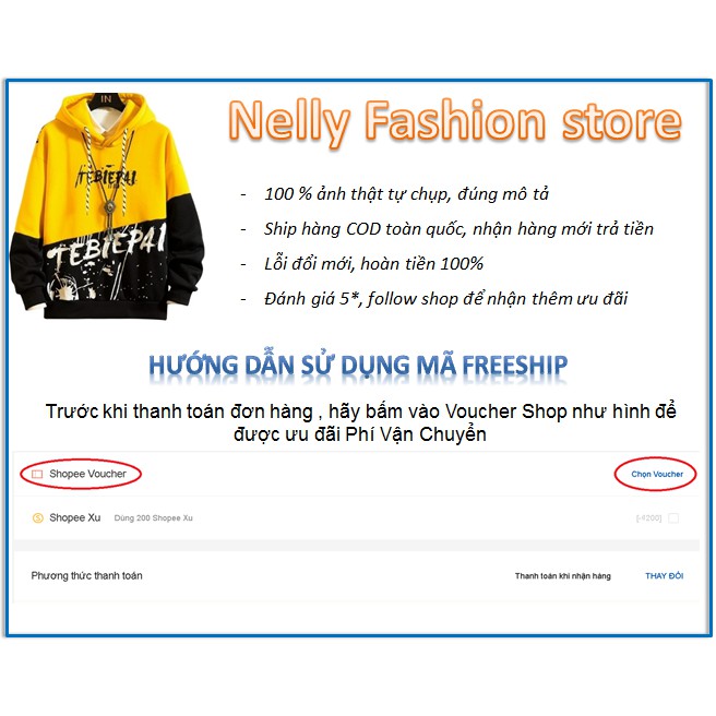 Áo hoodie nam vải nỉ phối 2 màu Unisex nam nữ form rộng dễ thương kn22 | BigBuy360 - bigbuy360.vn