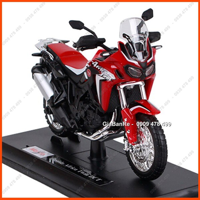 Xe Mô Hình Moto Địa Hình Honda Africa Twin Dct - Tỉ Lệ 1:18 - Maisto - 8816