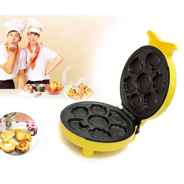 Máy Nướng Bánh, Máy Làm Bánh Hình Thú 7 Khuôn Magic Bullit