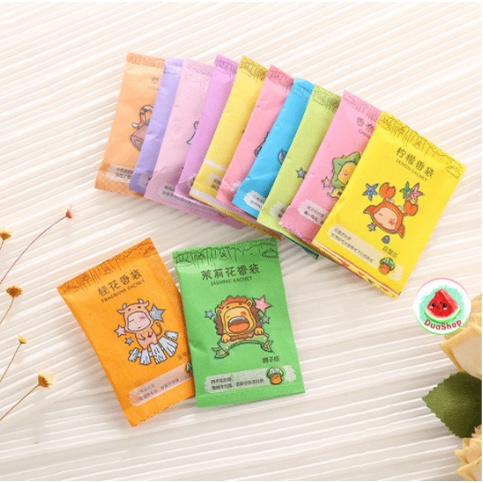 Túi thơm mini 12 cung hoàng đạo - Túi thơm để tủ quần áo/ Giày dép/ Balo (giao ngẫu nhiên)  🍉Duashop🍉