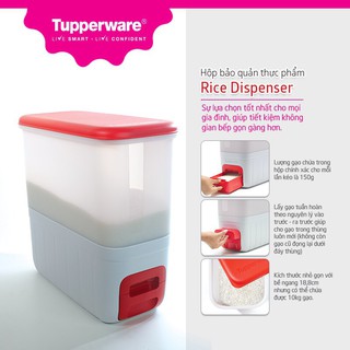 Thùng Gạo Rice Smart Aqua 10kg Tupperware