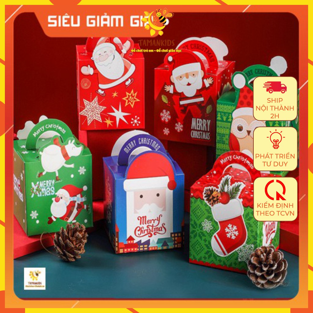 [QUÀ NOEL HOT] Hộp Quà Noel Siêu Xinh Phong Cách Hàn Quốc Giá Rẻ