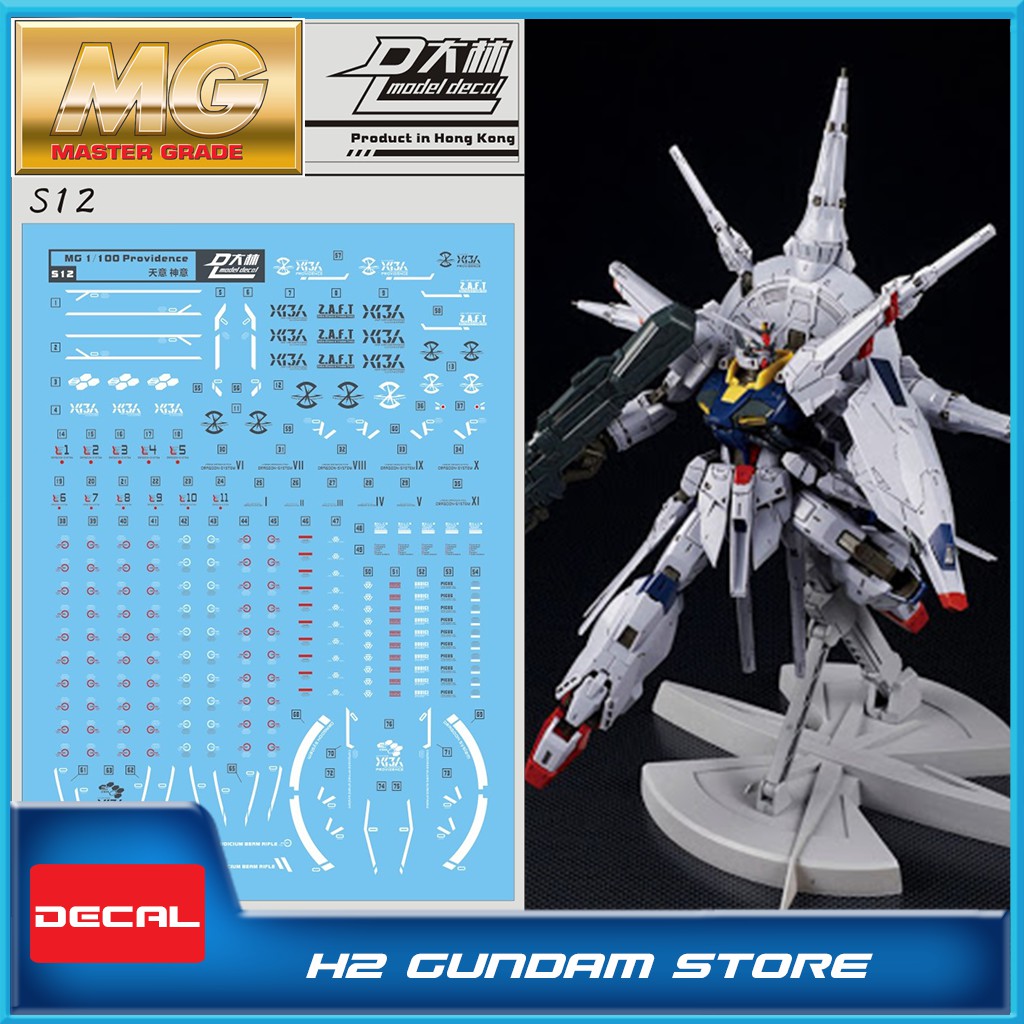 Decal Nước cho mô hình MG 1/100 Providence Gundam