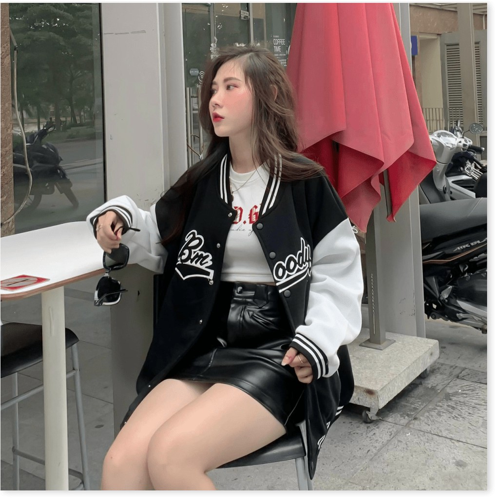Áo Khoác Bomber Nam Nữ Phối Chữ 23 Tay Áo Chất Dù 2 Lớp Đẹp Siêu Hot SUPER FASHION