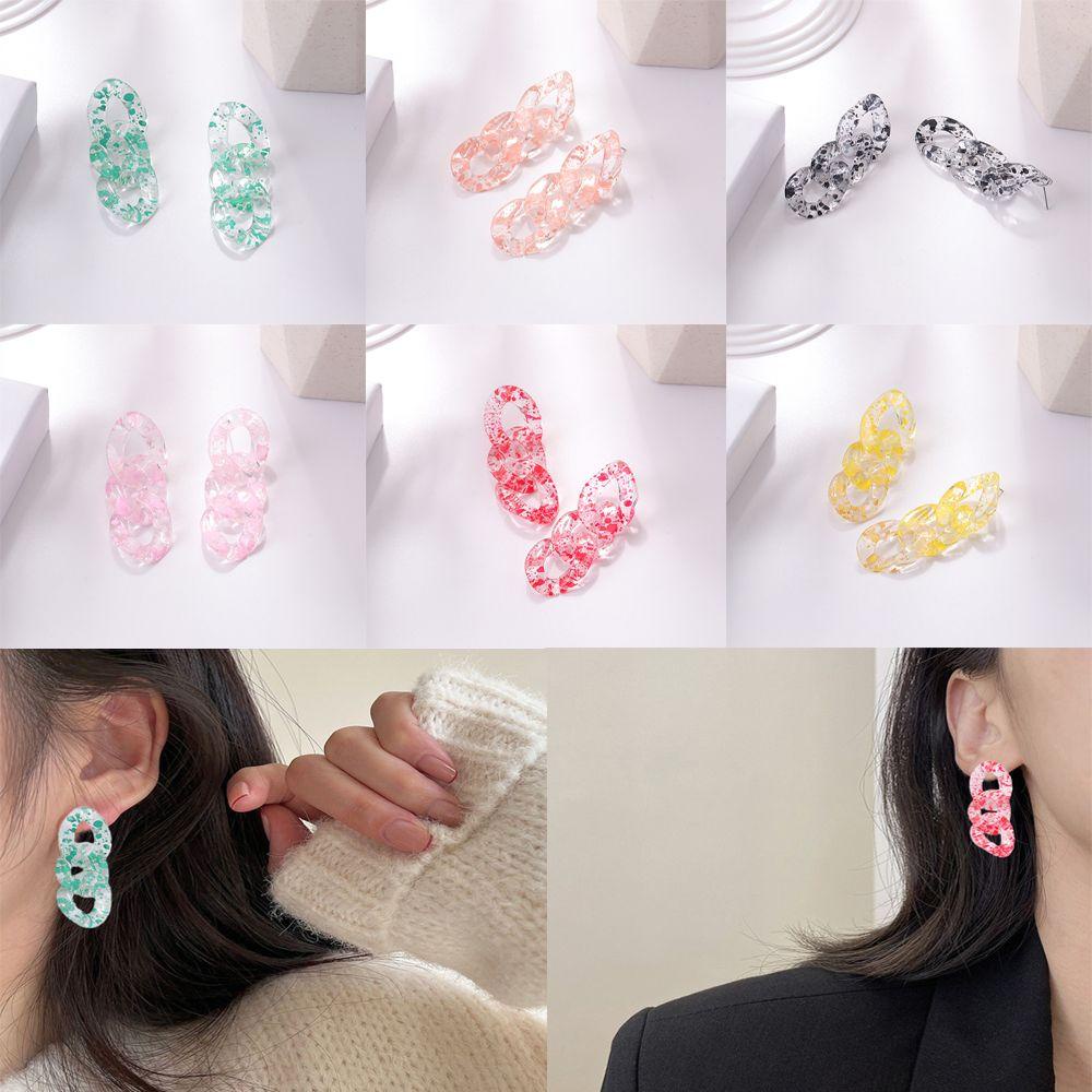 NIUYOU Hoa Tai Dáng Dài Thiết Kế Sáng Tạo Cho Nữ