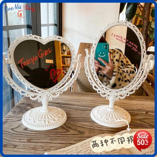 (SẴN KHO)Gương Trang Điểm Để Bàn Phong Cách Cổ Điển