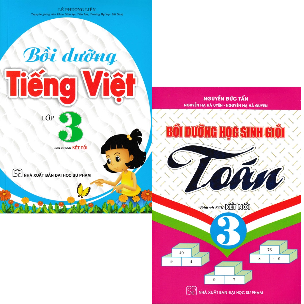 Sách - Combo Bồi Dưỡng Toán + Tiếng Việt 3 (Bám Sát SGK Kết Nối)