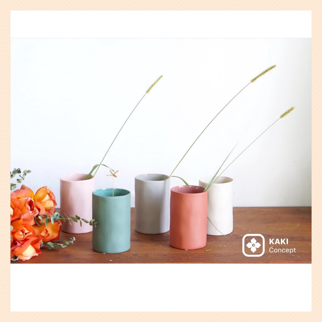 Cốc cắm bàn chải, cắm bút Kaki Concept