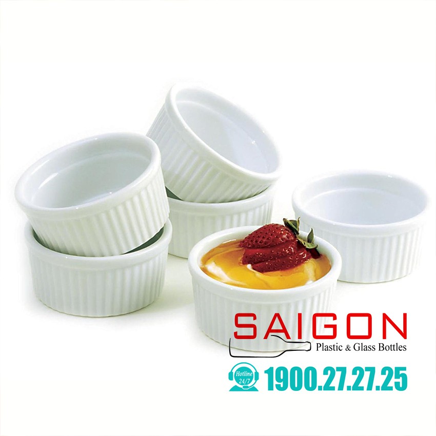 Khuôn Sứ Ramekin Làm Bánh Cao Cấp | Tùy Chọn Mẫu Mã