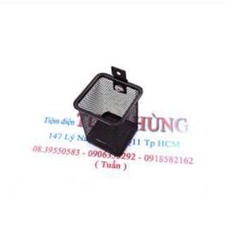 Rổ vuông và rổ tròn đựng đồ cho xe máy