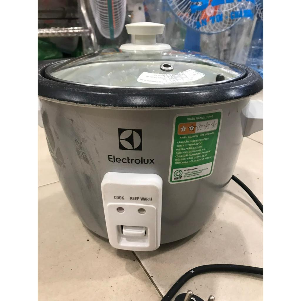 NỒI CƠM ĐIỆN ELECTROLUX 1.8L CŨ NẮP RỜI CHỐNG DÍNH THANH LÝ GIÁ RẺ BẢO HÀNH MIỄN PHÍ 3 THÁNG