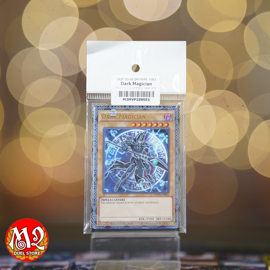 Thẻ hình trò chơi Yugioh MVP1-ENSE3 Dark Magician - Phù Thủy Bóng Đêm - Bảo quản theo tiêu chuẩn M2SCCQ-LITE