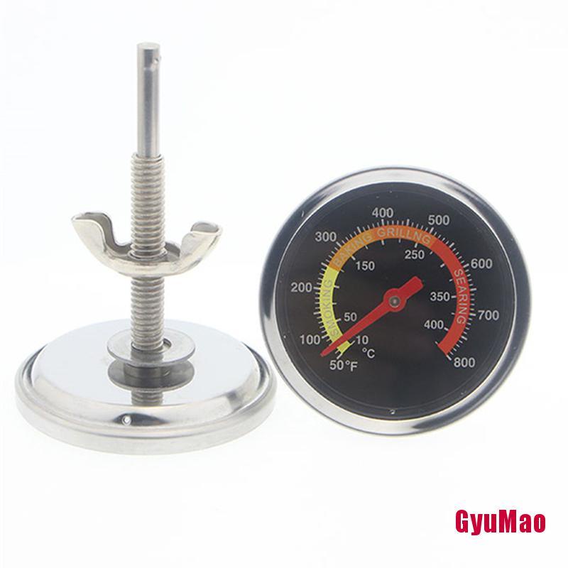 Nhiệt Kế Đo Nhiệt Độ Lò Nướng BBQ Bằng Thép Không Gỉ 10-400°C Hdy