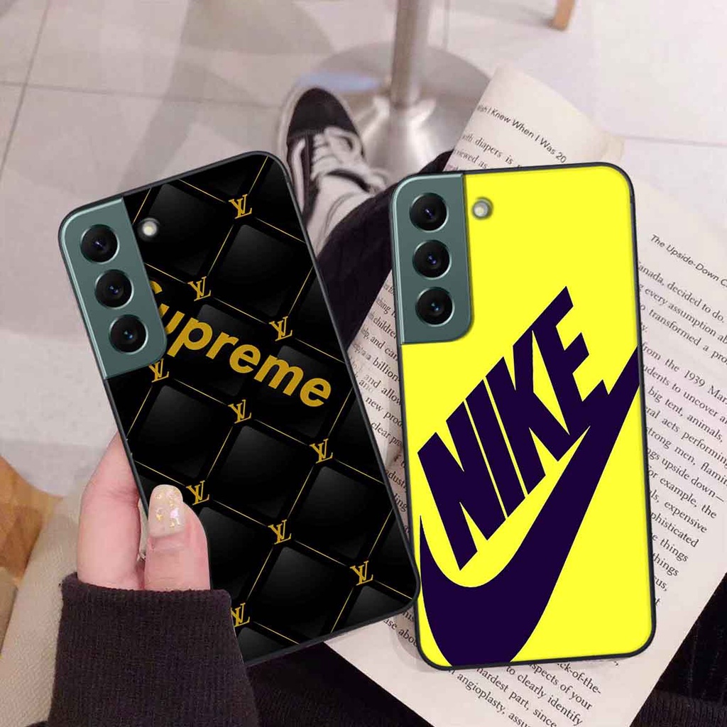 Ốp Samsung S22 / S22Ultra / S22 Plus / S22+ in hình thương hiệu L.V, N.I.K.E cá tính, đẳng cấp