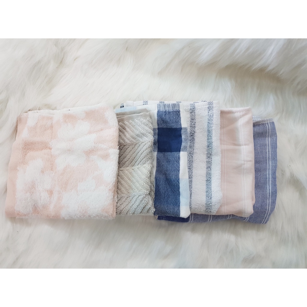 Khăn tay xuất Nhật 30x30cm chất liệu cotton, cam kết thấm hút cực tốt