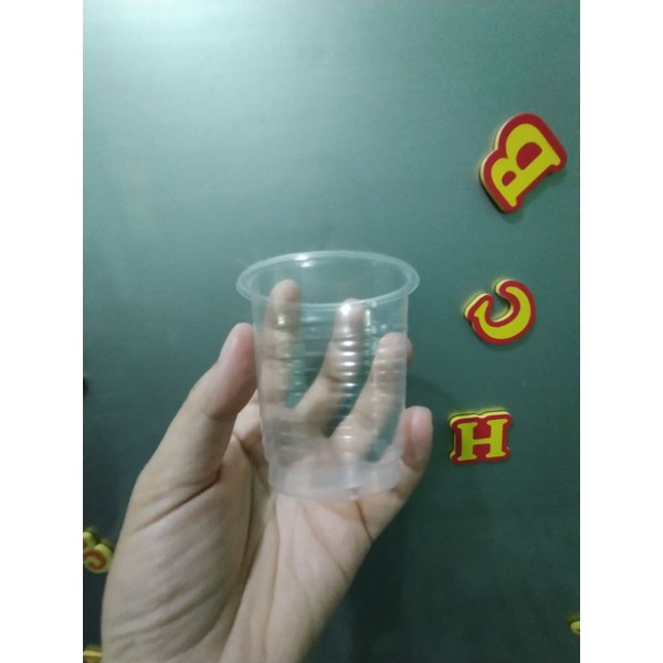 Combo 100 ly nhựa 140ml, ly rau câu