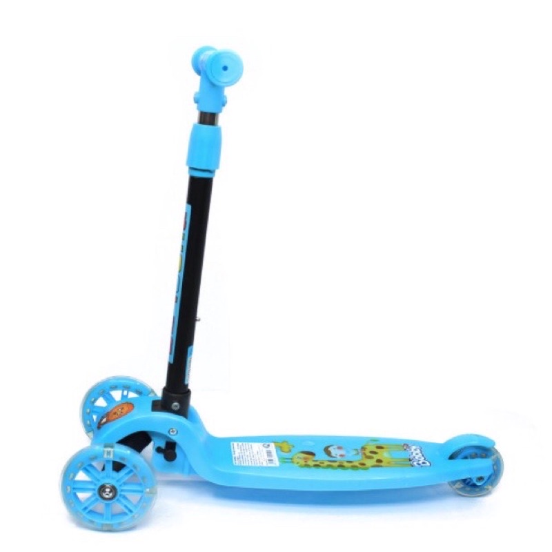 Xe scooter cho bé  Xe trượt trẻ em 3 bánh gấp gọn có đèn phát sáng,mẫu nhỏ nhất cho bé mới làm quen.