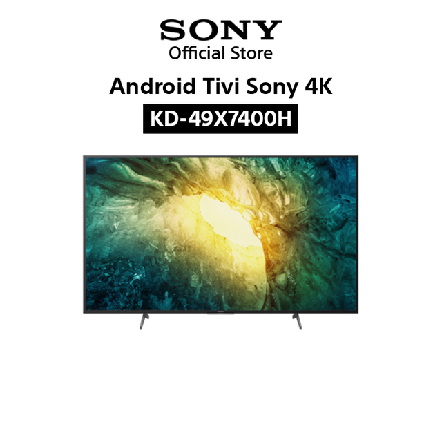  Android Tivi Sony 4K 49 Inch KD-49X7400H - Miễn phí lắp đặt